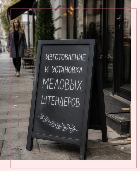 Меловые штендеры в Урае по цене от 6774 р. | Аванза-Урй